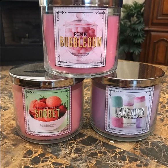 Bath Body Works Sweet Shop Candle Collection